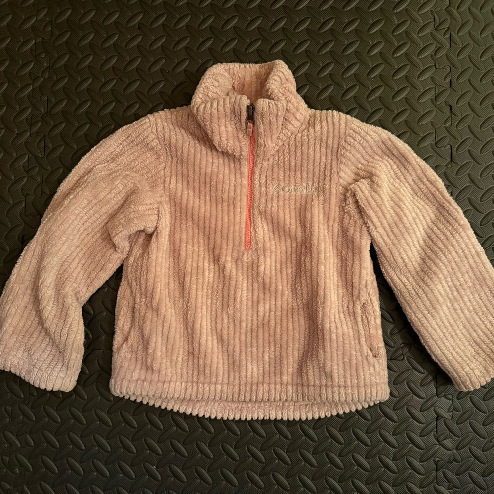 Columbia Kids Light Pink Fleece Hoodie